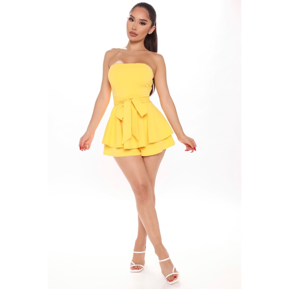 Fashion Nova Got Me Down Romper